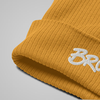 BRUHH BEANIE // Mustard Yellow