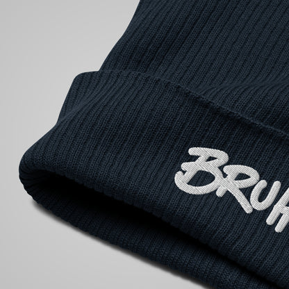 BRUHH BEANIE // Navy