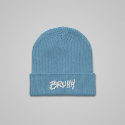 BRUHH BEANIE // Light Blue