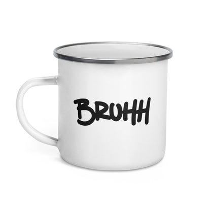 BRUHH ENAMEL COFFEE MUG