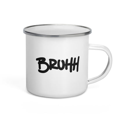 BRUHH ENAMEL COFFEE MUG